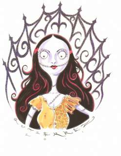 Dave Gutierrez - sally from tim burton‘s ‘the nightmare before christmas‘ color commission - 2011 signed