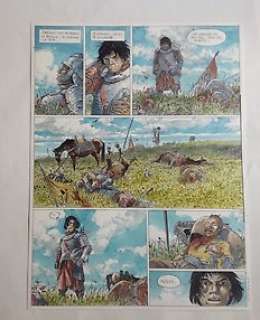 Hermann | Original page in colour  - Les tours de Bois-Maury 14  - Vassya  - (2009) | Catawiki