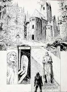 Swolfs | Le Prince de la nuit, planches n°20 et 21 Ã  l’en… | Banque Dessinée