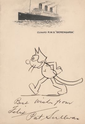 Lot 345 - Pat Sullivan Signed Sketch of ’Felix the Cat’ | RR Auction