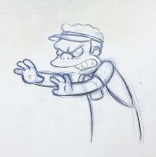 THE SIMPSONS - RARE : MOE - Original Animation Production Drawing EP 05 / Season 14 - Matt Groening - First edition - (2002) | Catawiki