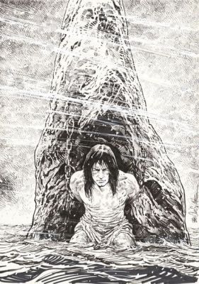 Christophe Bec (Né... | Lot 10 - Christophe BEC (né en 1969) Thorgal au rocher des suppliciés Technique... | Tessier Sarrou