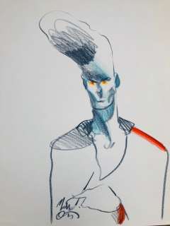 Mattotti, Lorenzo - Originele tekening - Portrait - (1992) | Catawiki