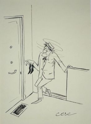 Cesc, Francesc Villa... | Lot 21 - CESC, Francesc Villa Rufas, dit. Sans légende. Dessin... | Art Valorem