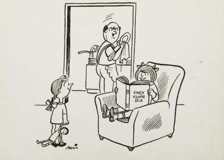 Gwidon Miklaszewski (1912 - 1999) | Gwidon Miklaszewski | "Ty wiesz, Irenko, podobno w Afryce jeszcze są takie prymitywne plemiona, w których mężczyzna jest głową rodziny!", la | Desa Unicum