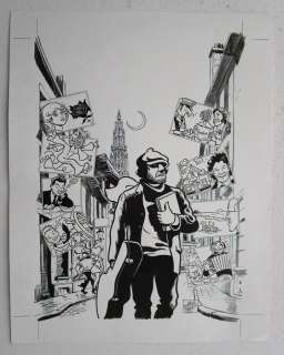 Stallaert, Dirk - Originele tekening - Antwerpen / Vlaamse zangers | Catawiki