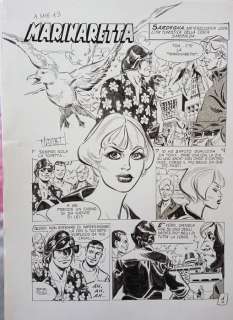 Maxuel - 9x tavole originali - episodio completo - Marinaretta - Loose page | Catawiki