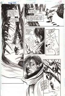 Dc Comics | Swamp Thing, ensemble de 3 planches Ã  l’encre de … | Banque Dessinée