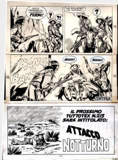 Tex n. 212 - Tavola Originale "trafficanti di armi" - Loose page - First edition - (1978) | Catawiki