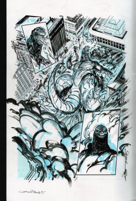 Eryk Donovan | Godzilla vs America: Portland page 5 | Geoff M Art Sales