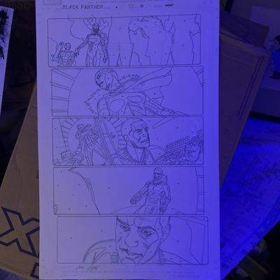 MARVEL Black Panther Original Comic Art Page Pencils T’Challa Cosmic | eBay US (Buy It Now)