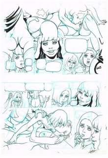 Gambedotti, Atilio - Original page - 4 amigas / 4 girlfriends / les 4 amies - Size: 29,7 x 42 cm - (2009) | Catawiki