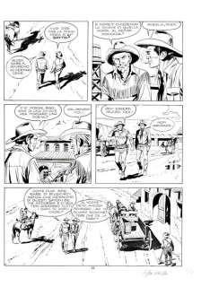 Tex n. 376 - Tavola Originale "Rancho Dorado" - Loose page - First edition - (1992) | Catawiki
