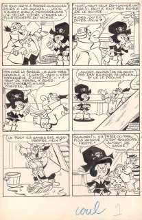 Bottaro (Studios) | Pépito, ensemble de deux planches n°9 et 10 Ã  l… | Banque Dessinée