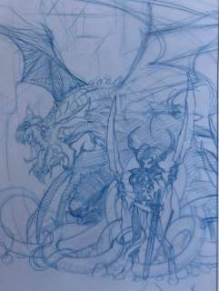 Varanda, Alberto - Crayonné original - Dragon | Catawiki