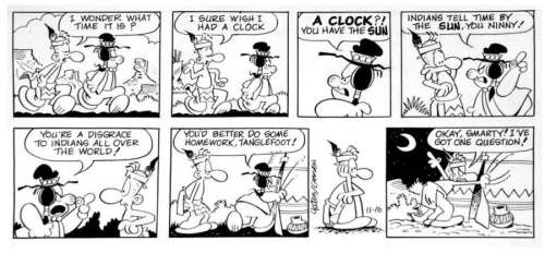 Bess Gordon. (1924-1989) - BESS Gordon. Â«La Tribu TerribleÂ». Double strip Ã  l‘encre de Chine paru