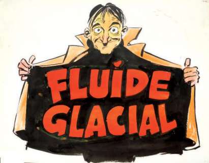 Alexis. (Dominique Vallet. 1946-1977) | ALEXIS. Â«Fluide GlacialÂ». Gouache sur papier pour cette… | Tessier Sarrou