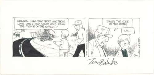14: Batiuk Ayers Crankshaft daily original comic art