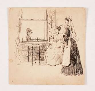 Ally Slopers Half-Holiday original artwork by S. Hodson with Slopers Art Union… | Comic Book Auctions ltd