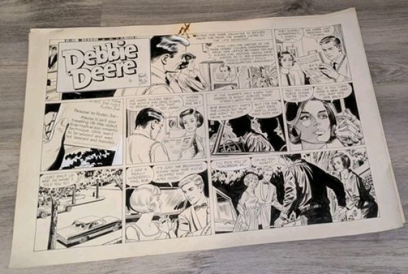 Debbie Deere by Frank Bolle Original Comic Storyboard Artwork 1960s | eBay US (Buy It Now)