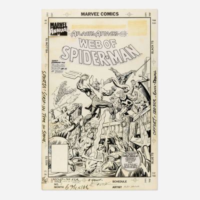 Alex Saviuk | Web of Spider-Man Annual #5 Original Art (Marvel Comics, 1989) | Landry Pop Auctions