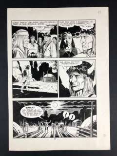 Tex n° 346 - Fabio Civitelli - Tavola originale "Gli Spiriti della notte" - Loose page - (1989) | Catawiki