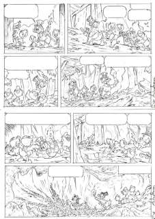 Donald Duck - Ferraris, Andrea - 2x Original pages - Loose page - (2017) | Catawiki