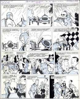 Trubert, Jean - PIERROT ET JACQUOT Planche originale à l‘encre de Chine et