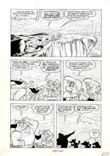 Topolino #1571 - Romano Scarpa - Originale da "I 7 Nani e il Cristallo di Re Arbor" - Loose page - (1986) | Catawiki