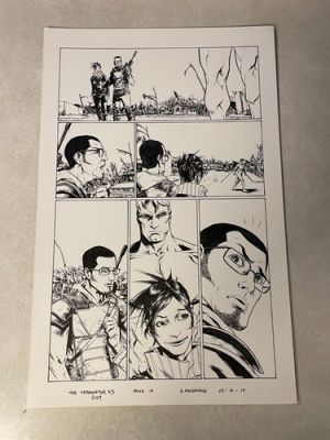 TERMINATOR 2029 #3 original comic art naked TERMINATOR time travel REESE CONNOR | eBay US (Buy It Now)