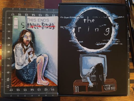 Rockyofleon | Original Art HORROR BOX | Raremarq (Buy It Now)