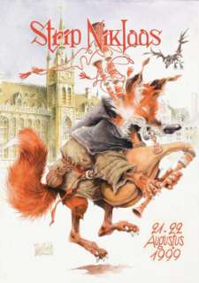 Hausman, René | Festival de Saint Nicolas Magnifique gouache réalisée en | Coutau Bégarie