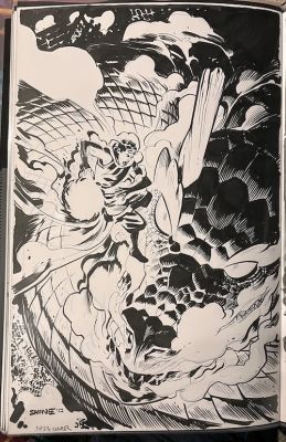 Chris Samnee | Fire Power #23 Cover Original Art | Chris Samnee