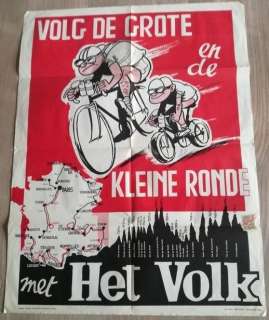 Rik Clément - affiche Ronde Van Frankrijk 1961 - gesigneerd door Rik - (1961) | Catawiki