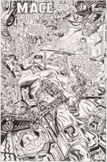 Barry Crain and Hilary Barta Marvel Comics Presents #161 Splash Page 1 Mace Original Art (Marvel, 1994).... | Heritage