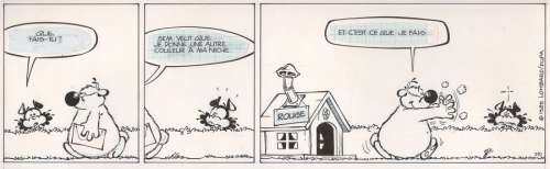 Dupa | Cubitus, stripÂ n°351 Ã  l’encre de Chine et cray… | Banque Dessinée