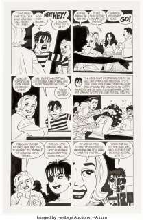 Hernandez, Jaime | Jaime Hernandez Love and Rockets V2#2 Maggie and Hopey Story Page 6 Original Art (Fantagraphics, 2001).... | Heritage