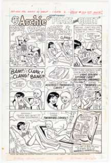 DeCarlo, Dan - Dan DeCarlo and Jim DeCarlo Josie and the Pussycats #102 Inside Front Cover Hostess Twinkies Ad "Peace and Quiet" ... (Total: 3 Items)