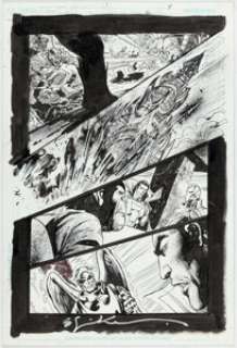 Derenick, Tom | Tom Derenick and Bill Sienkiewicz Reign in Hell #2 Story Page 5 Original Art (DC, 2008).... | Heritage