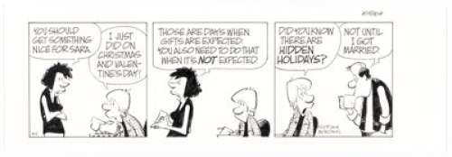 Jerry Scott and Jim Borgman Zits Daily Comic Strip Original Art dated 4-15-14 (King Features Syndicate, 2014). | Heritage