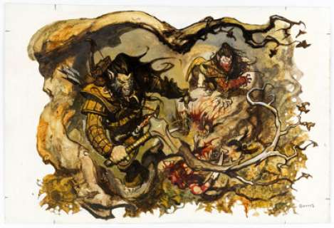 Rafael Garres Eberron Campaign Setting Weretouched Masters Painting Original art (Wizards of the Coast, 2004). | Heritage