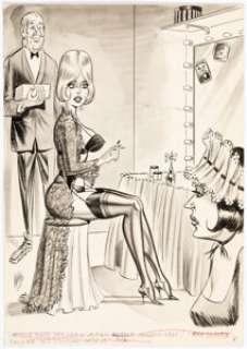 Bill Ward Laugh Digest August-1968 Single Panel Gag Cartoon Illustration Original Art (Humorama, 1968). | Heritage
