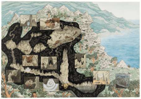 Dan Day and David Day Dragon Magazine #291 "Elminster’s Guide to the Realms: The Skondar" Double Page Spread 82-83 Painting Original Art (Wizards of the Coast, 2002). | Heritage