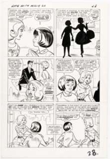 Stan Goldberg and Sol Brodsky Life with Millie #20 Story Page 2 Original Art (Marvel, 1962). | Heritage