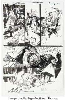 Denys Cowan and Bill Sienkiewicz Deathstroke #11 Story Page 18 Original Art (DC, 2017). | Heritage