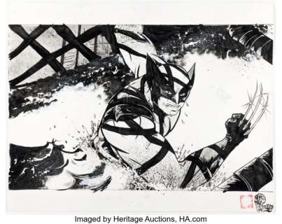 Paul Pope - Wolverine Tribute Illustration Original Art (c. 2025). | Heritage