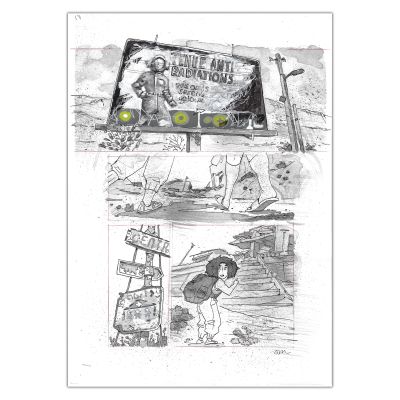 Anne Masse | Asphalte Sauvage - Planche originale 21 | Achetez de l’Art
