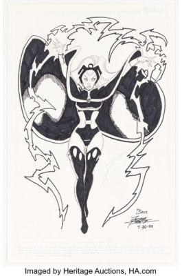 George Pérez - Storm Illustration Original Art (2000). | Heritage