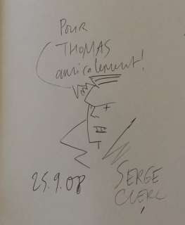 Serge Clerc - "Discobol Comelade" + Dédicacé par Pascal Comelade et Serge Clerc - Hardcover - First edition (2008) | Catawiki