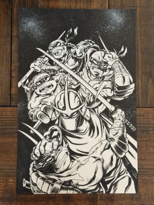 TMNT COLOR CLASSICS #1 PMC40 SPECIAL EDITION Original Cover Art by Rich Woodall | eBay US (Buy It Now)